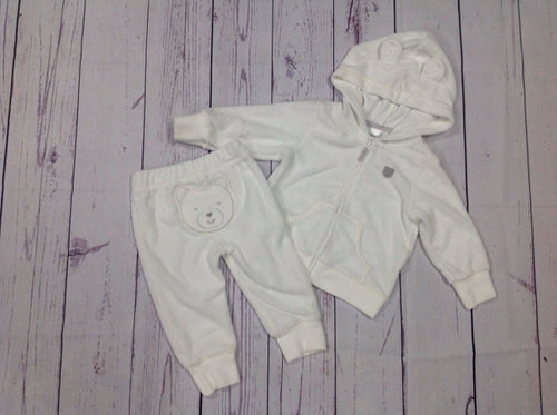 Carters White 2 PC Outfit