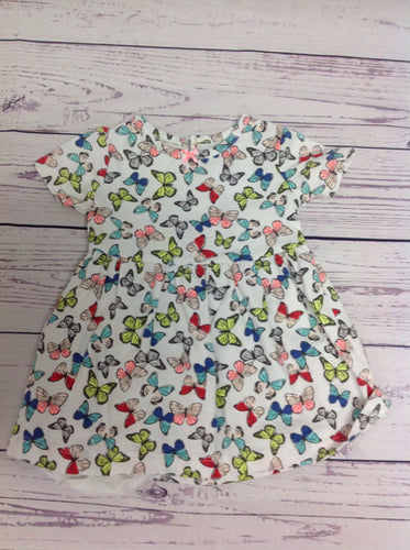 Carters White Print Dress