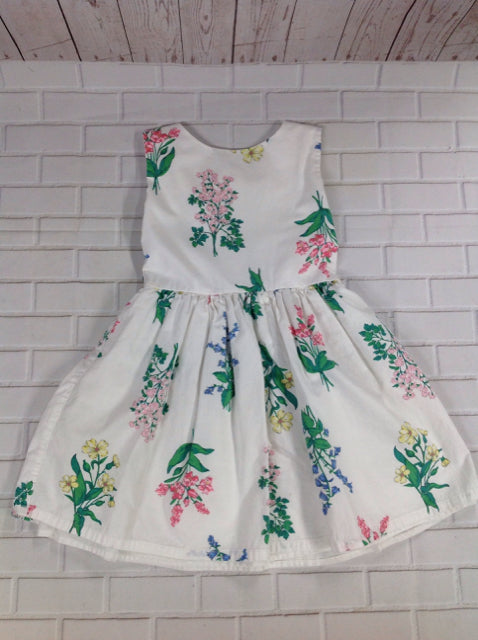 Carters White Print Dress
