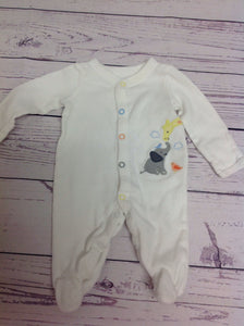 Carters White Print One Piece