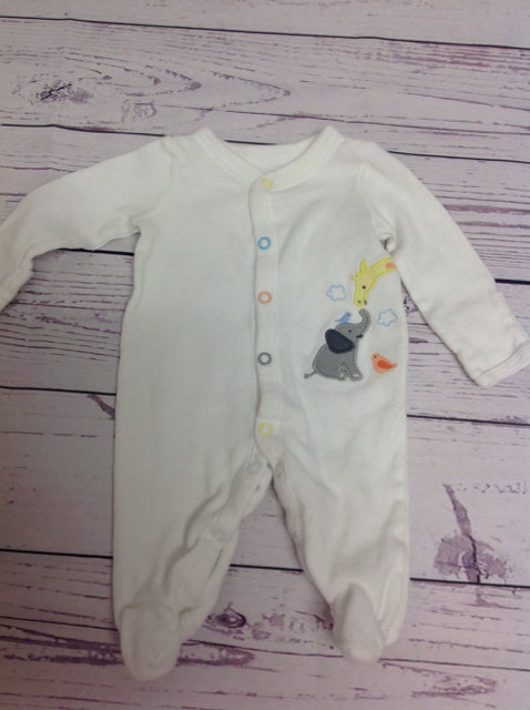 Carters White Print One Piece