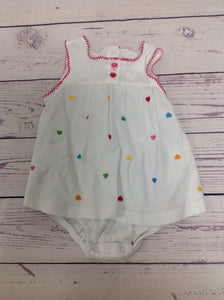 Carters White Print One Piece