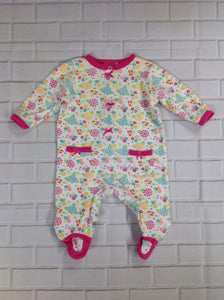 Carters White Print One Piece