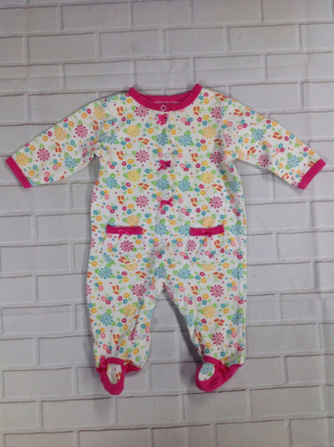 Carters White Print One Piece