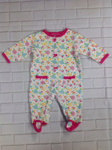 Carters White Print One Piece