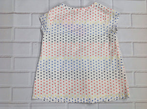 Carters White Print Top