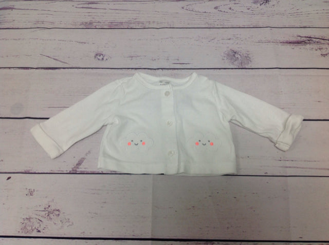 Carters White Print Top