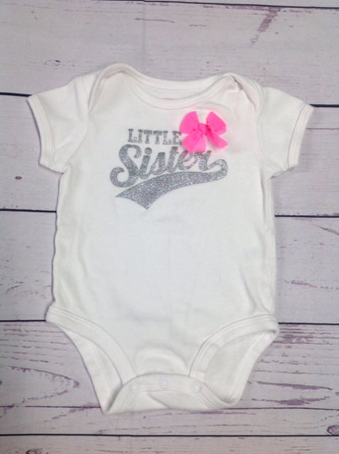 Carters White Print Top
