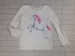 Carters White Print Top