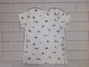 Carters White Print Top