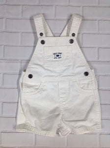 Carters White Shortalls