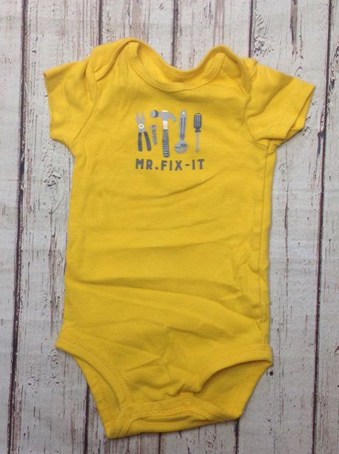 Carters Yellow & Gray Top