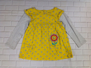 Carters Yellow & Gray Top