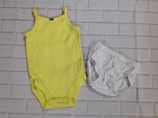 Carters Yellow & White 2 PC Outfit