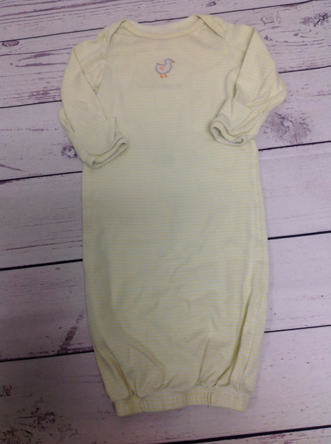 Carters Yellow Print Gown