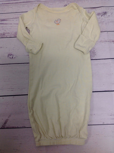 Carters Yellow Print Gown