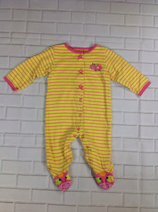Carters Yellow Print One Piece