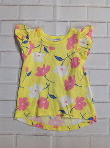 Carters Yellow Print Top