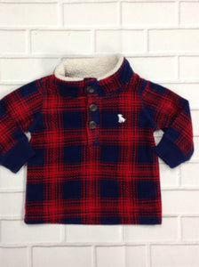 Carters navy & red Top