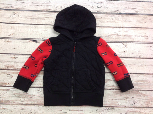 Cat & Jack Black & Red MASKS Top