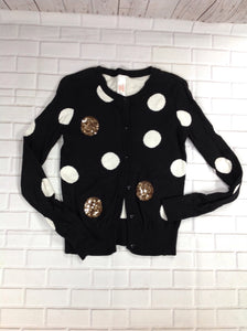 Cat & Jack Black Print Sweater