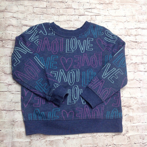Cat & Jack Blue Love Top