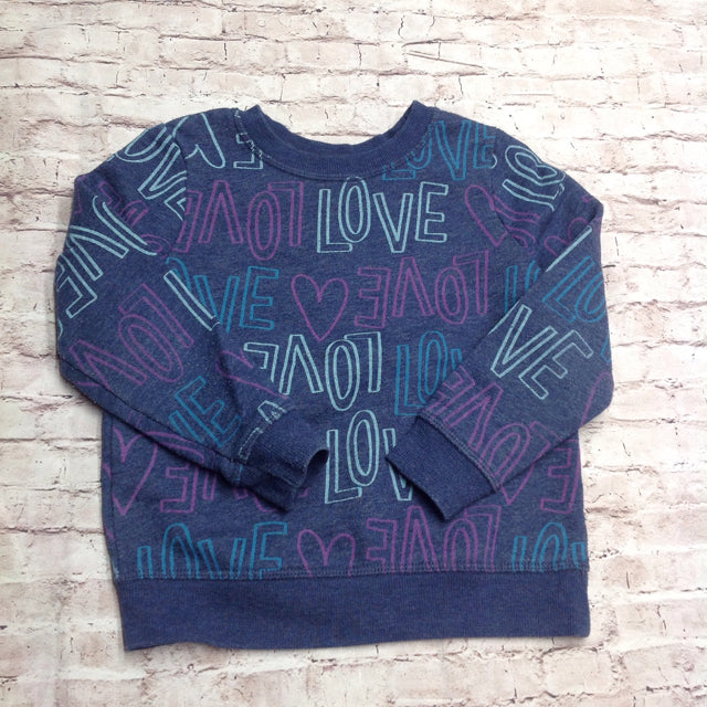 Cat & Jack Blue Love Top