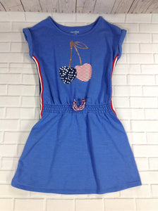 Cat & Jack Blue Print Dress