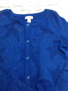 Cat & Jack Blue Print Sweater
