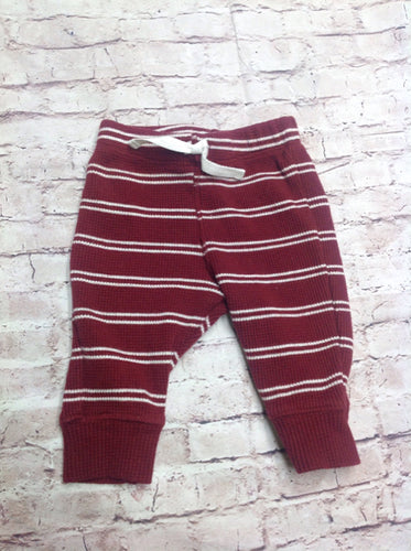 Cat & Jack Burgundy & White Pants