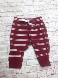 Cat & Jack Burgundy & White Pants