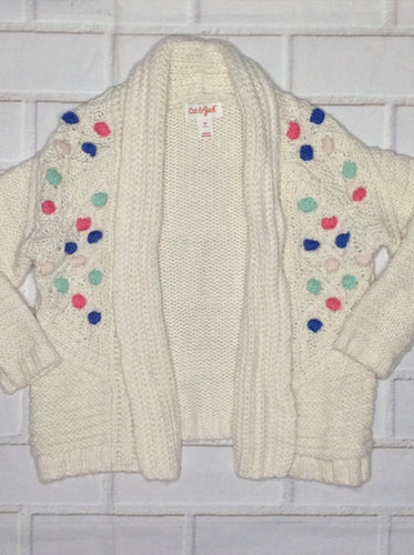 Cat & Jack OFF-WHITE & BLUE Sweater