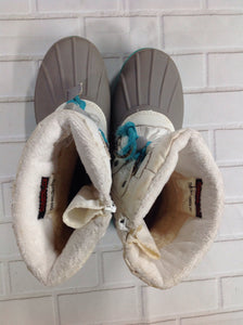 Cat & Jack GRAY & WHITE Snowboots