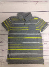 Cat & Jack Gray & Yellow Stripe Top