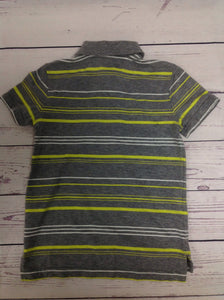 Cat & Jack Gray & Yellow Stripe Top