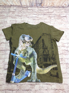 Cat & Jack Green Dinosaur Top