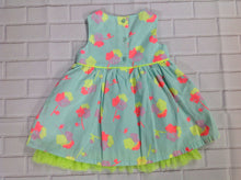 Cat & Jack Green Print Dress