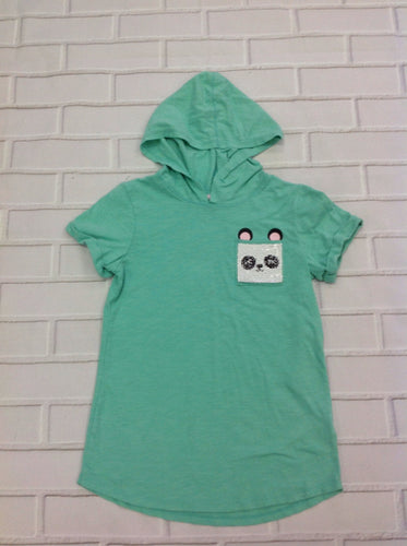 Cat & Jack Green Print Top