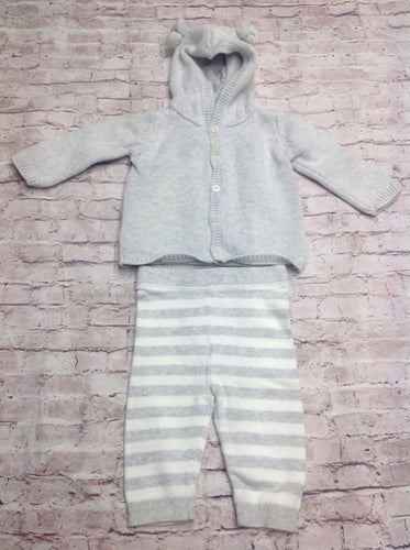 Cat & Jack Grey & White 2 PC Outfit