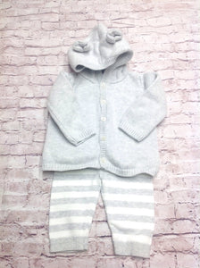 Cat & Jack Grey & White 2 PC Outfit