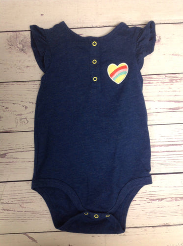 Cat & Jack Navy Print Top