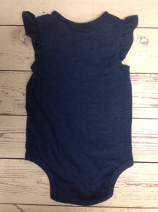 Cat & Jack Navy Print Top