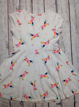 Cat & Jack Off-White Print UnicornDress