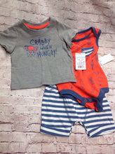 Cat & Jack Orange & Blue 3 PC Outfit