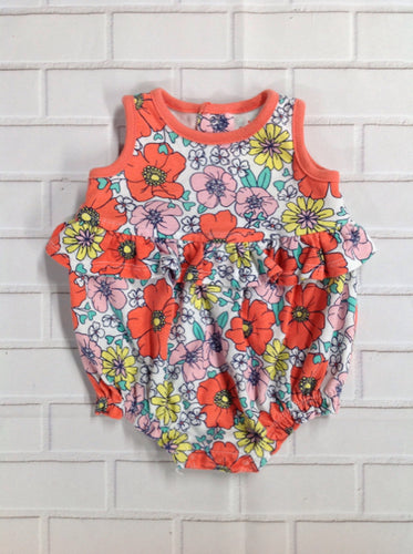 Cat & Jack Orange & Pink One Piece