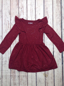 Cat & Jack RED & GOLD Dress