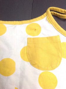 Cat & Jack Yellow & White Polka Dots One Piece