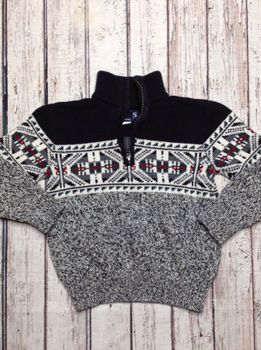 Chaps Black & White Sweater
