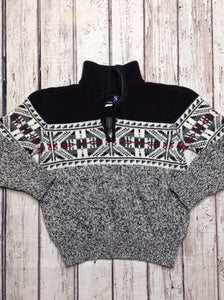Chaps Black & White Sweater