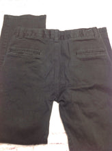 Chaps Black Solid Pants
